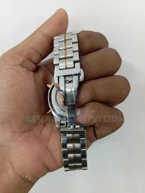 Carnival Silver Automatic Hand Watch
