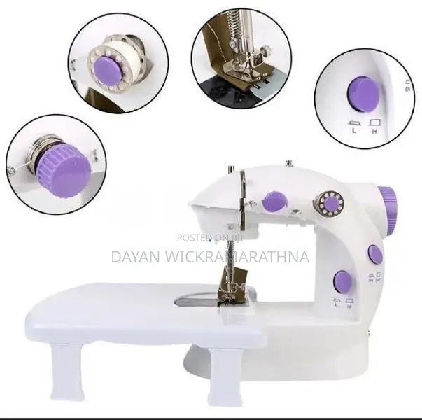 Mini Sewing Machine with Extension Table
