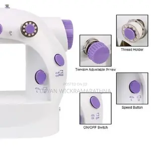 Mini Sewing Machine with Extension Table