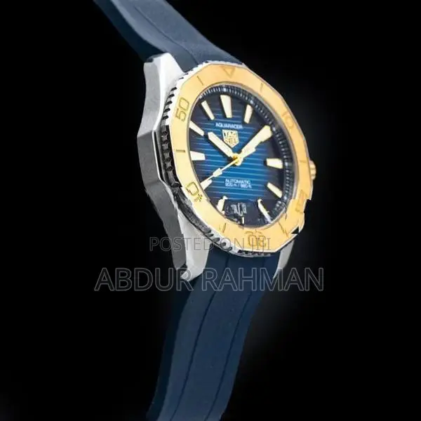 TAG Heuer Aquaracer Professional 200 Automatic (Two-Tone Blue with Gol