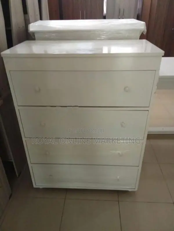 White Bed Side Cupboard (F-24)