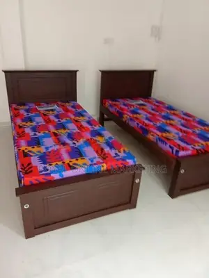 6 by 3 Box Bed with Mattress (E-24)