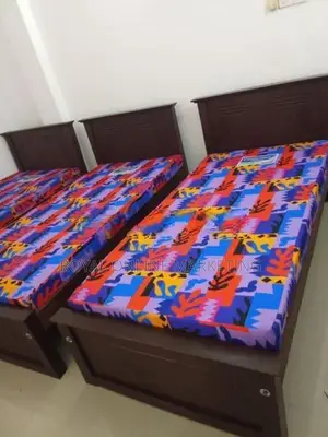 6 by 3 Box Bed with Mattress (E-24)