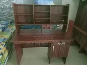 Melamine Writing Table with Cupboard 4 by 2