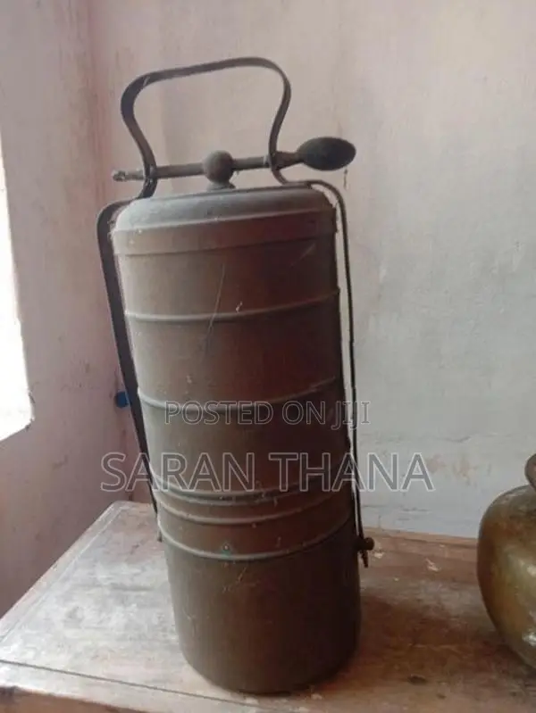 Antique Tiffin Carrier / Lunch Box