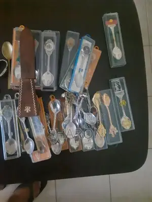unique collection of souvenir spoons