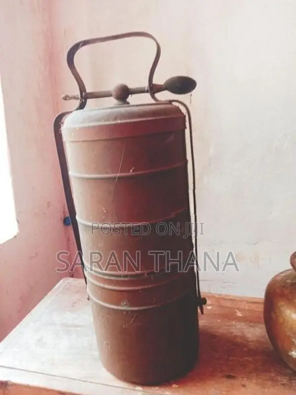 Antique Tiffin Carrier / Lunch Box