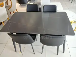 Granite Dining Table with 4 Chairs