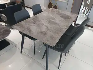 Granite Dining Table with 4 Chairs
