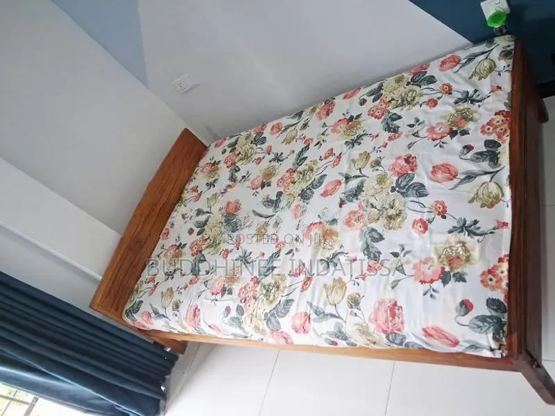 wooden bed