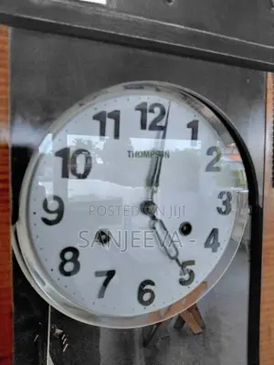 Antique Clock - Thompson German Made 14 Day working condition