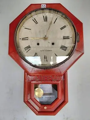 Seth Thomas Large Dial Antique Wall Clock