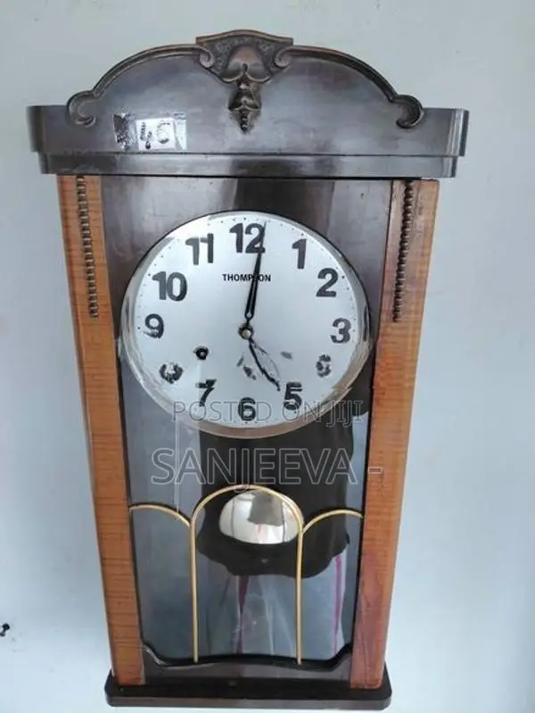 Antique Clock - Thompson German Made 14 Day working condition
