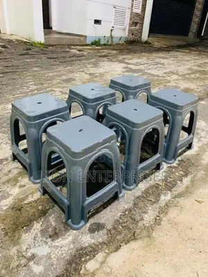 Gray Plastic Stools