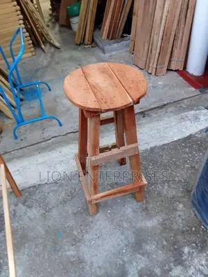 Mahogany Wooden Bar Stools