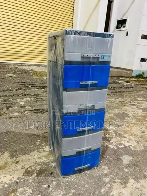 6 Drawer Plastic Cupboard Sets Brand New