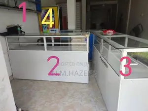 Phone shop:- Glass Showcase, Counter, Shelves, Fittings