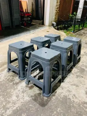 Gray Plastic Stools
