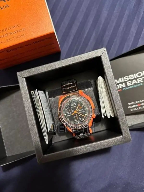 The Omega X Swatch Bioceramic Moon Mission