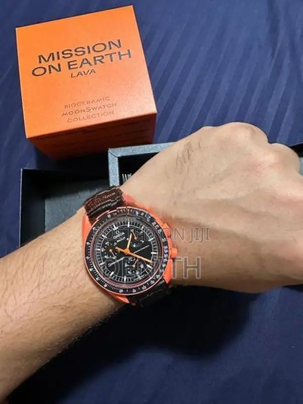 The Omega X Swatch Bioceramic Moon Mission