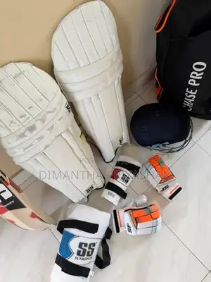 Leather Full Cricket Set with SS Kashmir Willow Bat