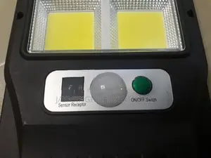 Solar Sensor Light With Remote Control Unit
