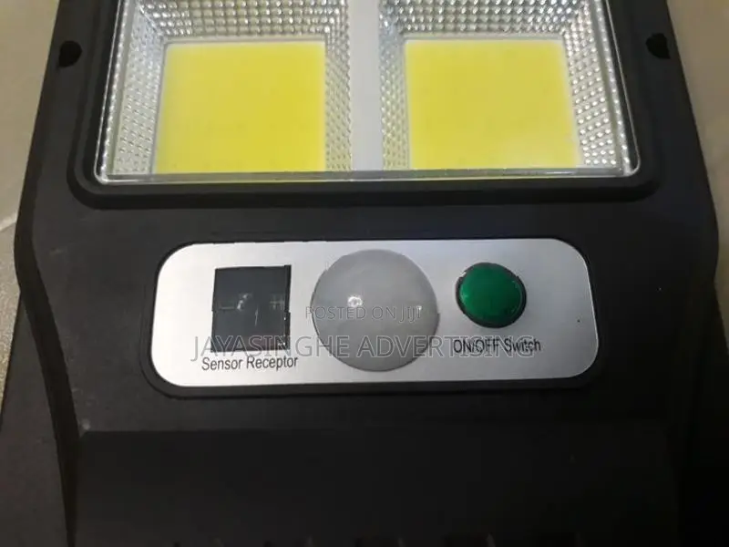Solar Sensor Light With Remote Control Unit