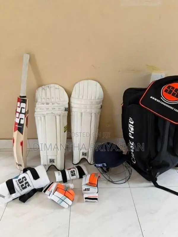 Leather Full Cricket Set with SS Kashmir Willow Bat