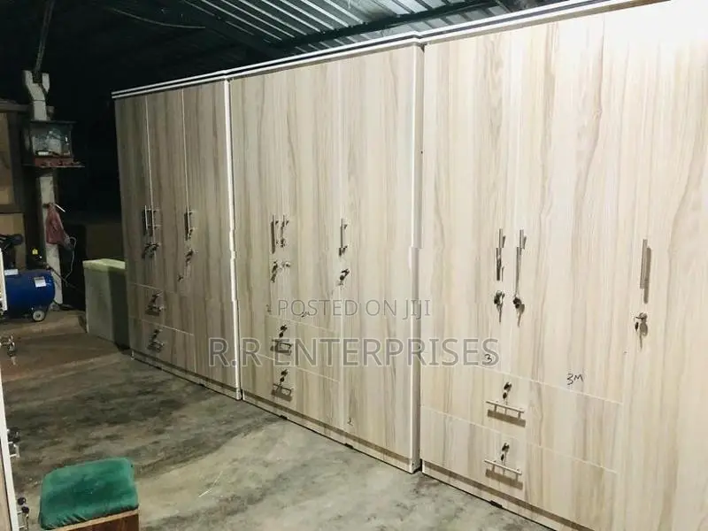 New 3 Door Ash White Melamine Wardrobes