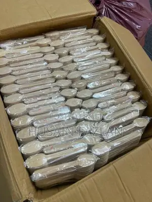 Eco-Friendly Disposable Wooden Spoons-14cm (100 Pcs)