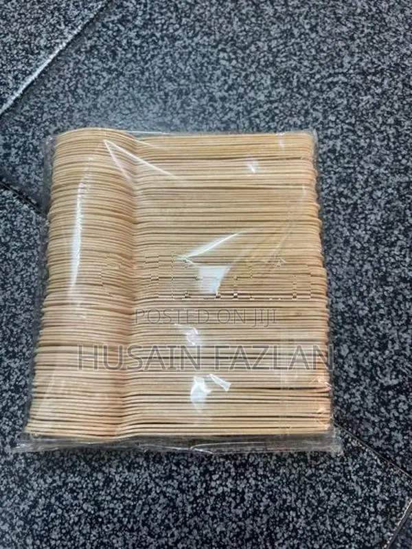 Eco-Friendly Disposable Wooden Spoons-14cm (100 Pcs)