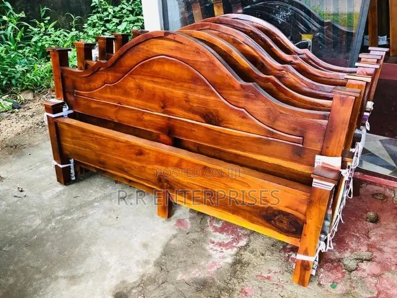 Teak Queen Arch BED 6*5 ft 72"*60"