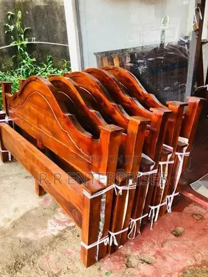 Teak Queen Arch BED 6*5 ft 72"*60"