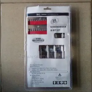 K-TECH 30PC Screwdriver & Bit Set – HERMAN HT 1241
