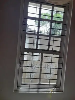 Wooden Window with Grill