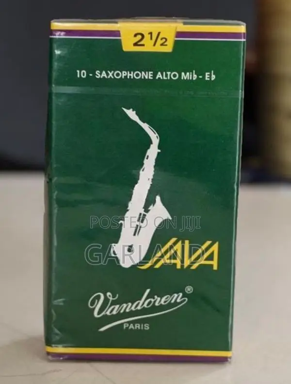 VANDOREN java green alto sax reeds(2.5)-Made in France