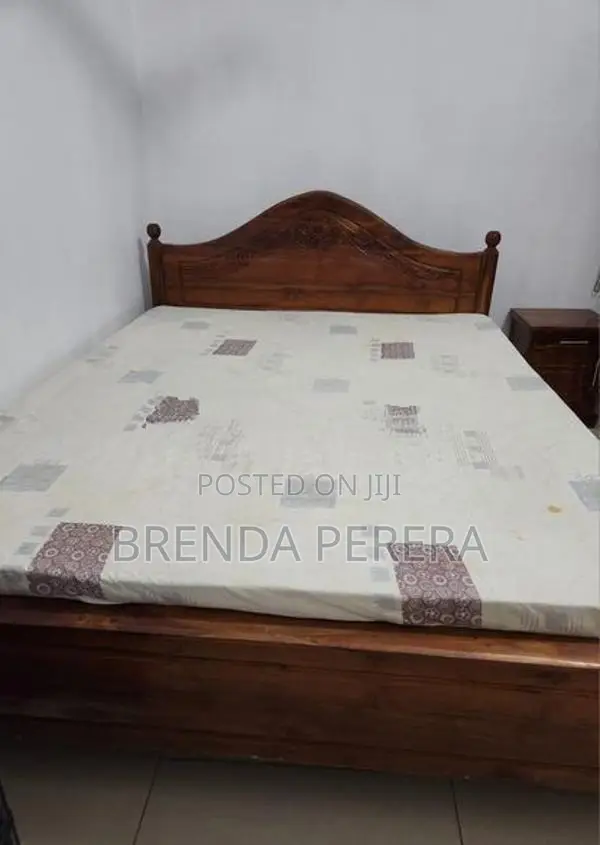 78X60 Teak Bed with mattress