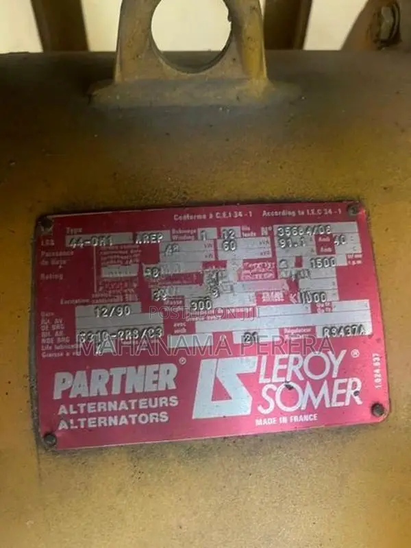 Leroy Somer Generator