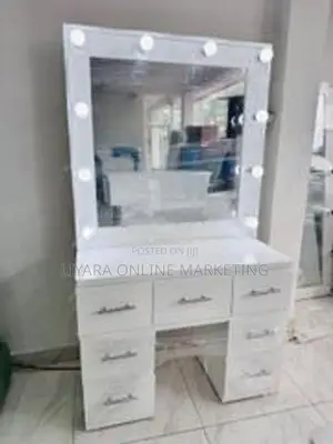 Melamine Dressing Table with Lights