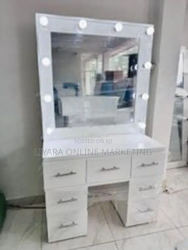 Melamine Dressing Table with Lights