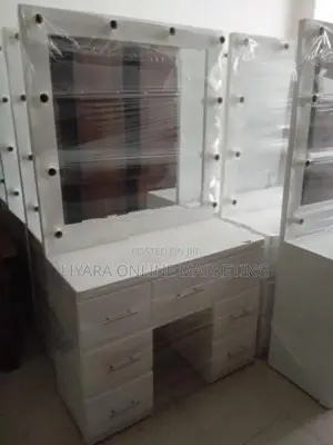 Melamine Dressing Table with Lights