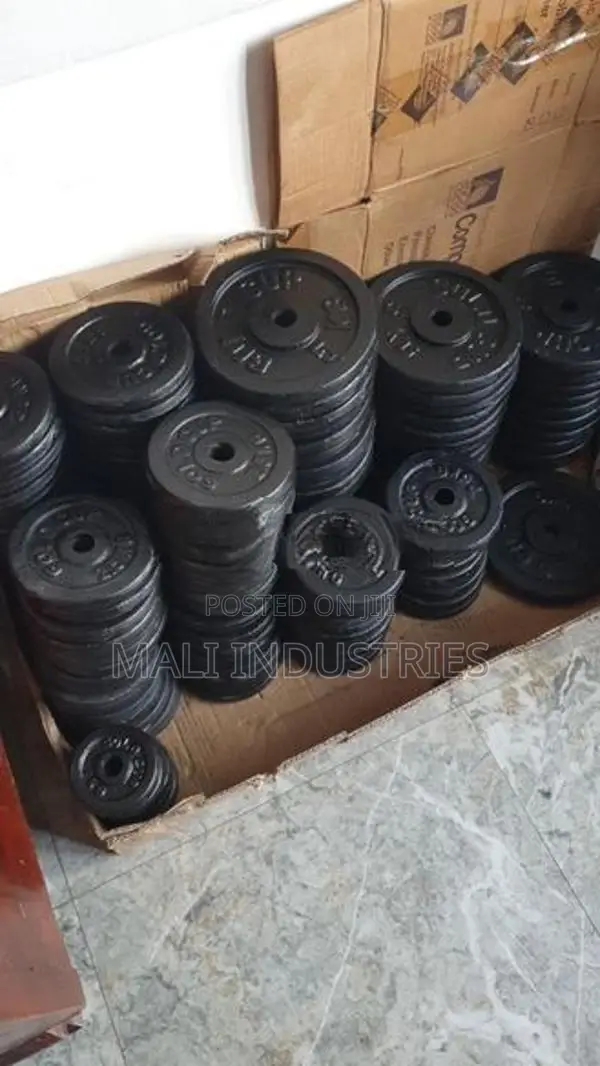 Brand New Gold Cup Weight Plates