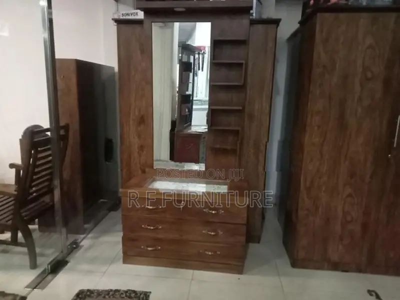 Teak Dressing Table with Cupboard