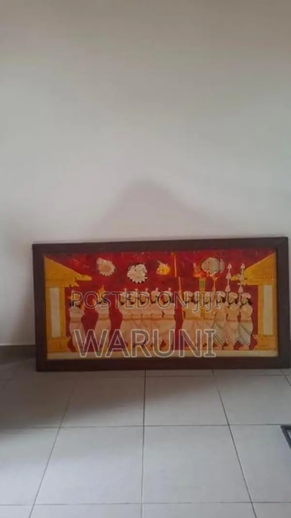Traditional beautiful wide painting