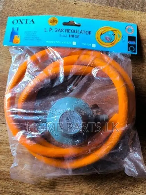 OXTA L.P. Gas Regulator Full Set with 1.5m Hose Clips
