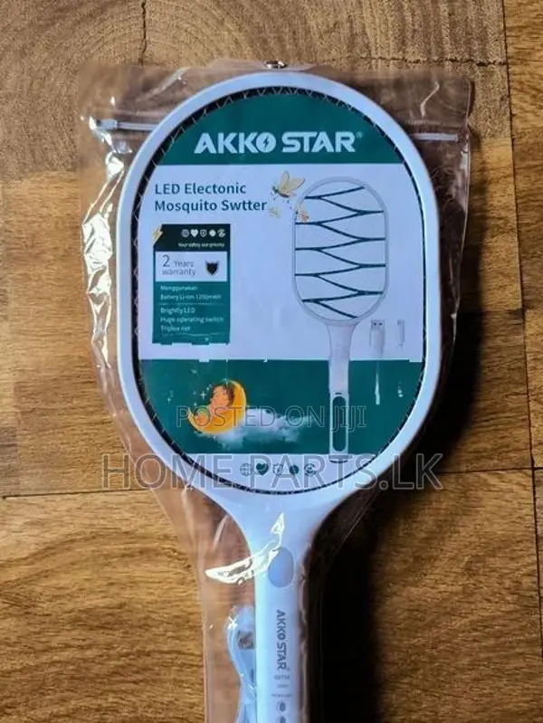 Akko Star Rechargeable LED Mosquito Swatter with Zapper Bat
