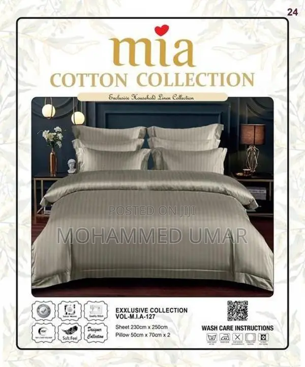 Egyptian Cotton stripe bedsheets