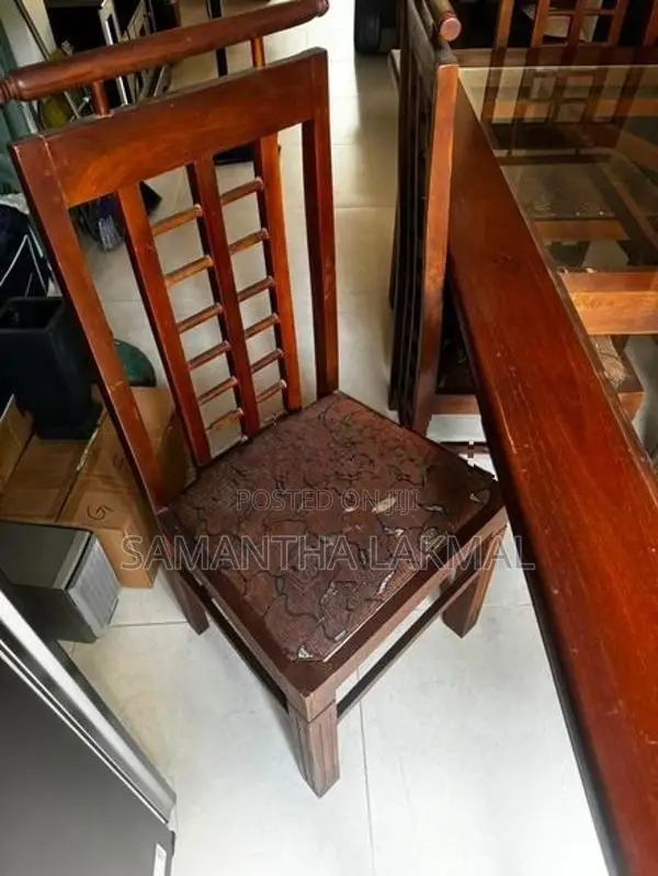 Teak Dining Table with Chairs