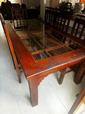 Teak Dining Table with Chairs