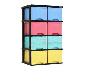 Daxer 8 Drawer Plastic Cupboard